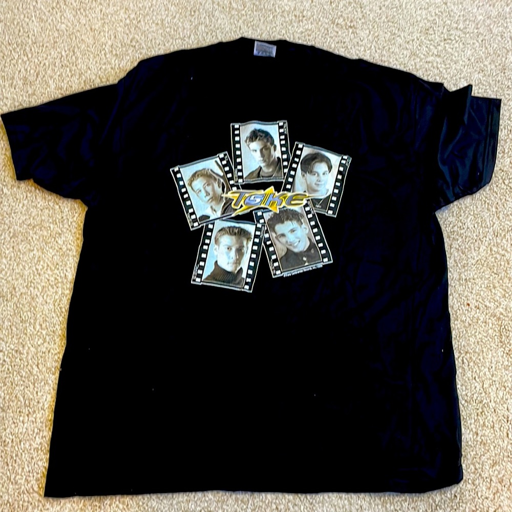 Vintage Take 5 band tee shirt (part of the Lou Pearlman empire)
